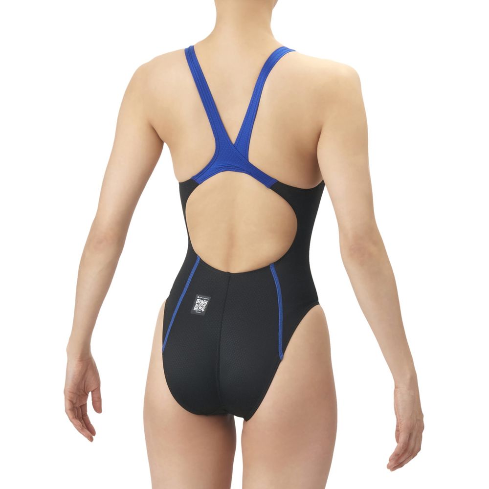 アリーナ ARENA 水泳水着 レディース   レーシングワンピース オープンバック  AS6SRC21Lの画像