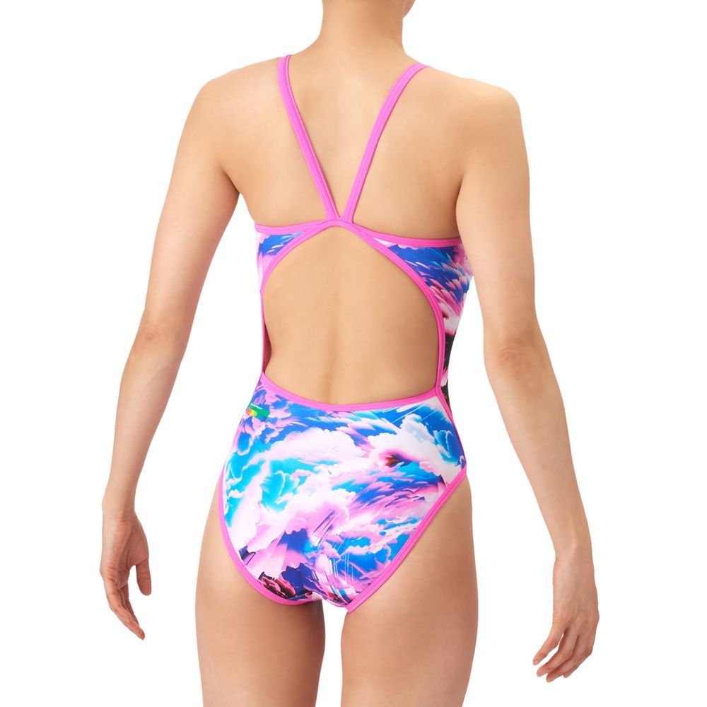 アリーナ ARENA 水泳水着 レディース TOUGHSUIT  トレーニングワンピース オープンバック  AS6SWM16Lの画像