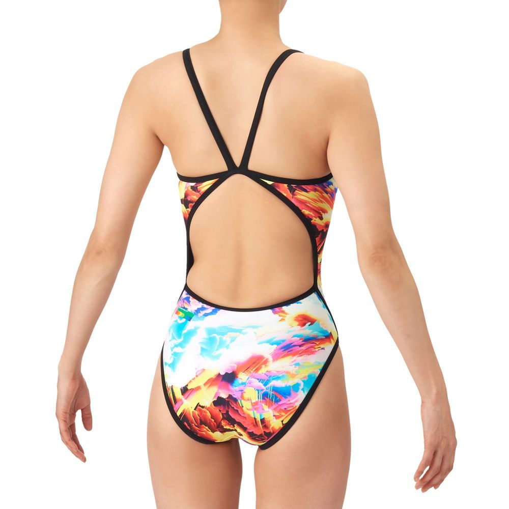 アリーナ ARENA 水泳水着 レディース TOUGHSUIT  トレーニングワンピース オープンバック  AS6SWM16Lの画像