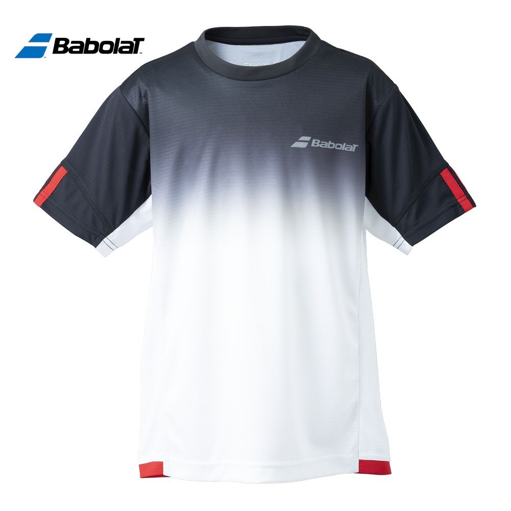 バボラ Babolat テニスウェア ジュニア CLUB SHORT SLEEVE SHIRT JR ゲームシャツ BJG1340C-2022 2022SS『即日出荷』｜kpisports