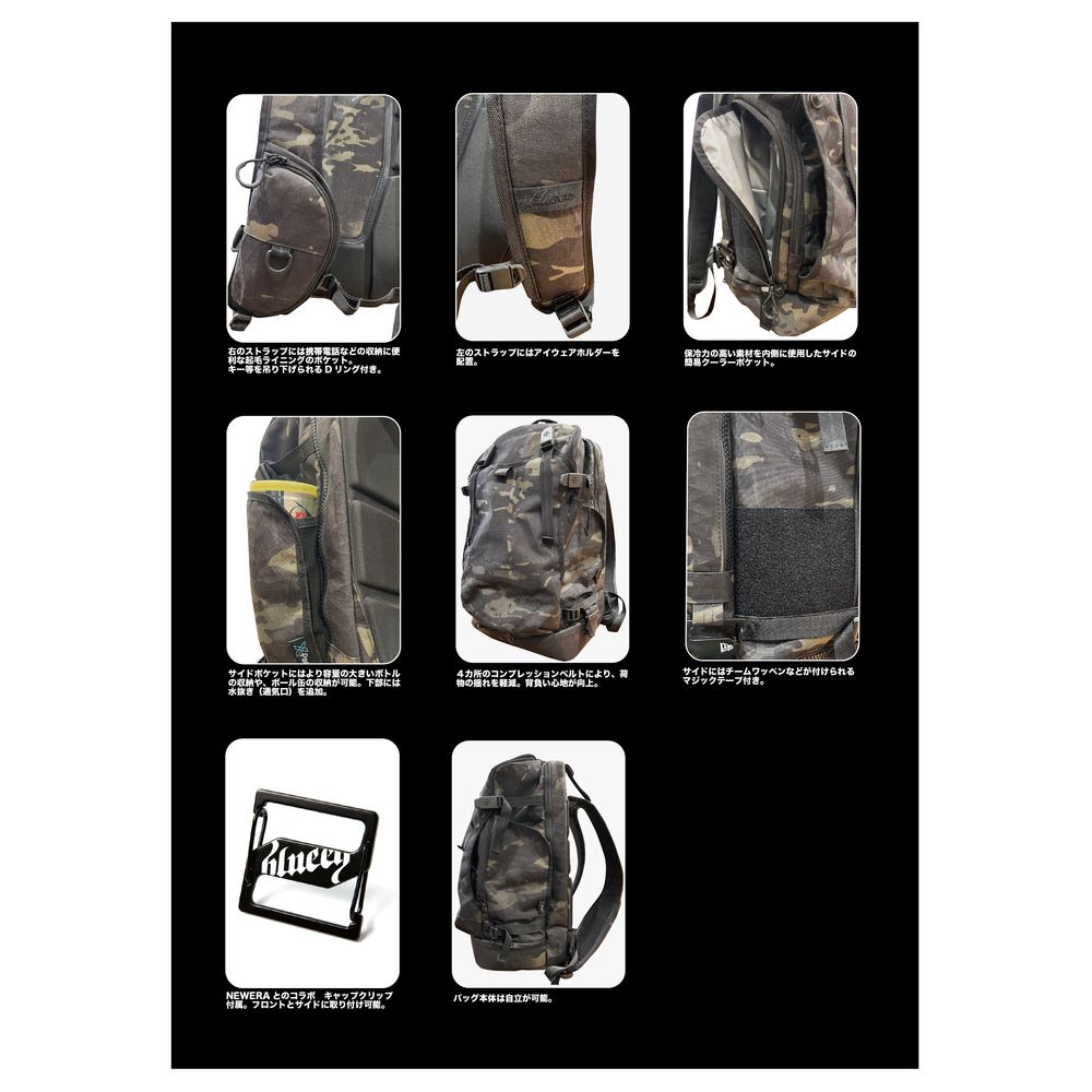 ブルイク テニス バッグ・ケース HYBRID BACKPACK blueeq ブルイク テニスバッグ・ケース HYBRID BACKPACK CORDURA