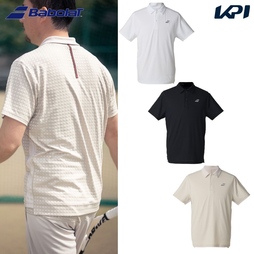 バボラ Babolat テニスウェア ユニセックス   PLAY SHORT SLEEVE SHIRT　 ショートスリーブシャツ BUG6353 2026FW