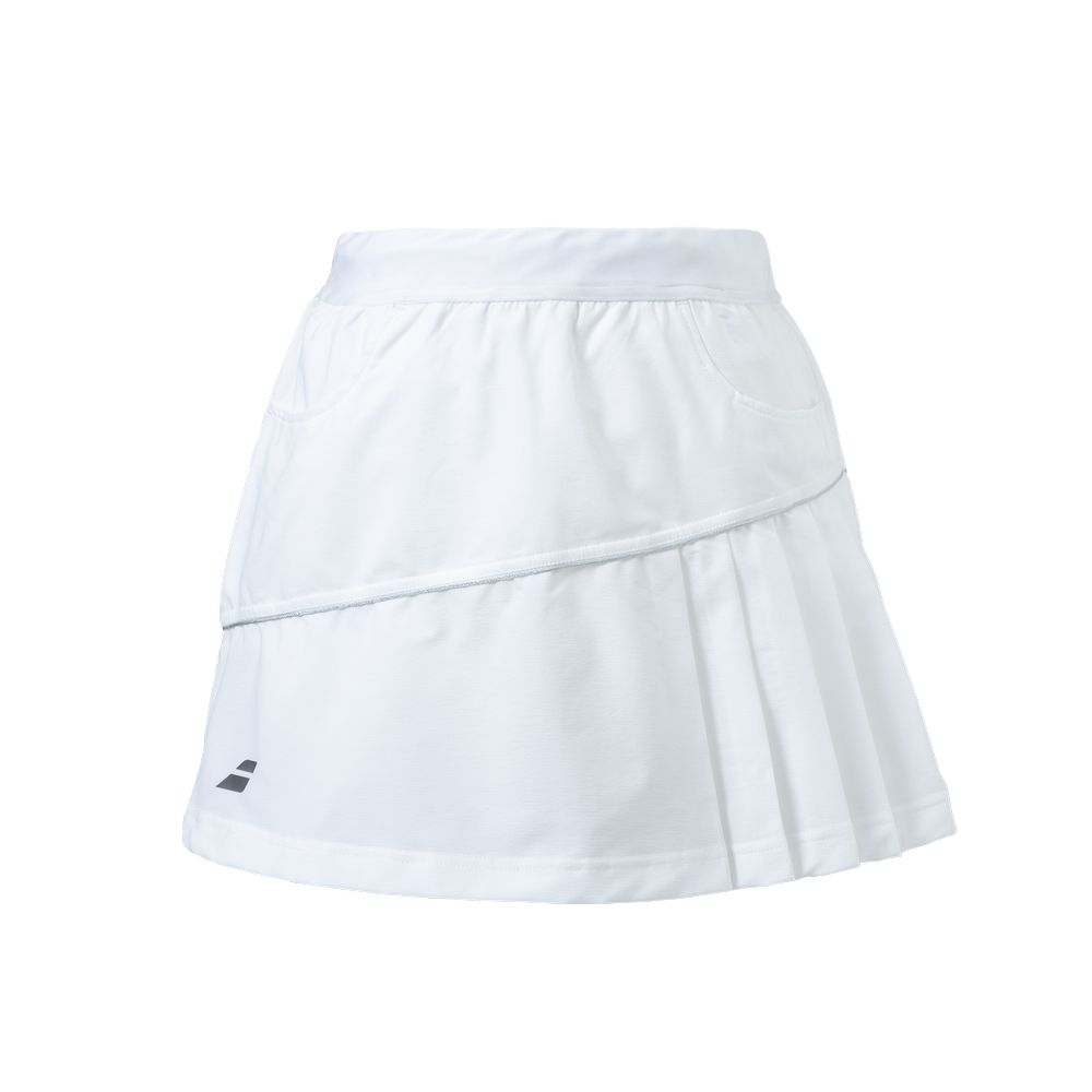 バボラ　テニスウェア スカート付き ホワイト キャップ付き Babolat 『即日出荷』バボラ テニスウェア レディース VS