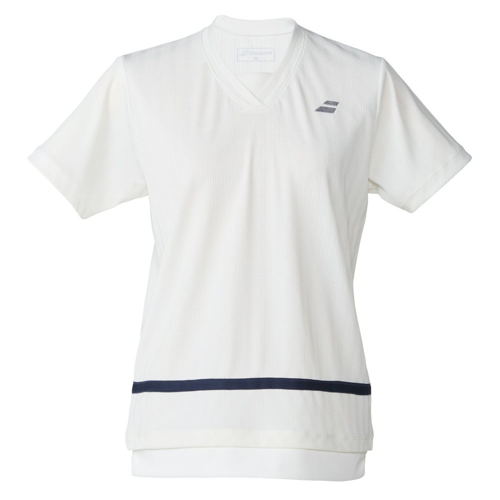 バボラ Babolat テニスウェア レディース PLAY SHORT SLEEVE SHIRT  ショートスリーブシャツ ゲームシャツ BWG6326 2026SS_1