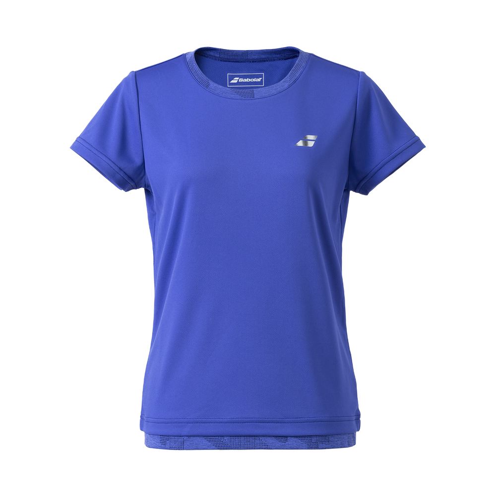 Babolat テニスウェア ブラック グレー　ワンピース Babolat バボラ テニスウェア レディース VS SHORT SLEEVE SHIRT
