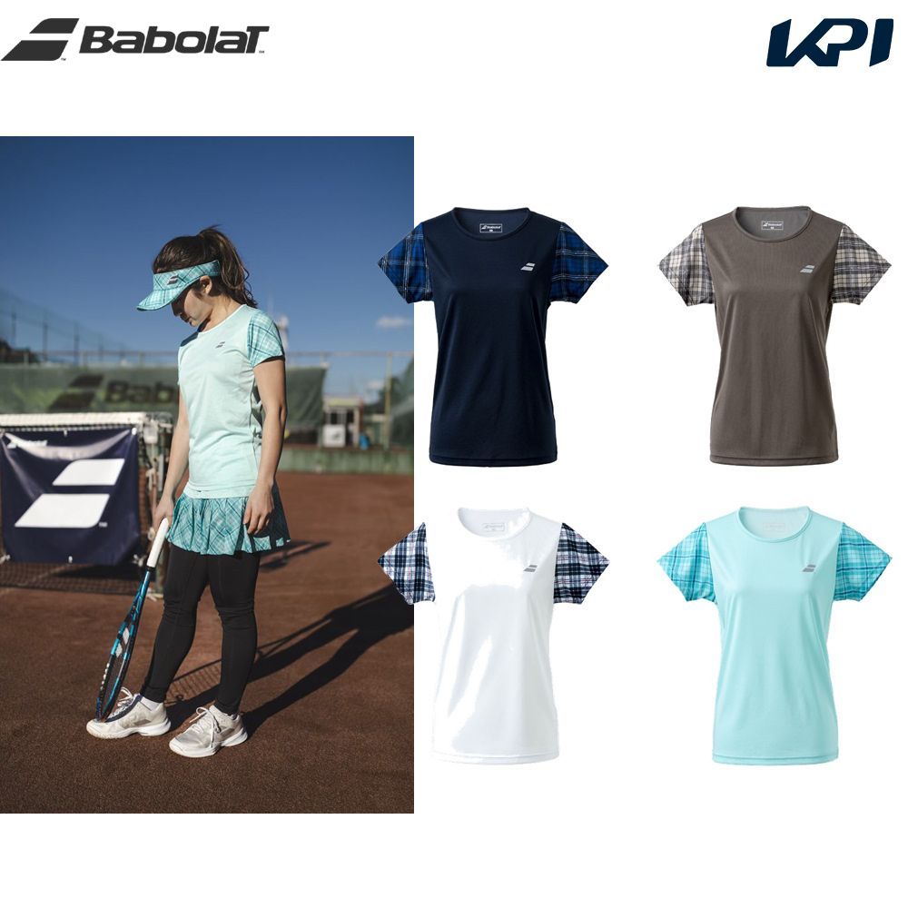 バボラ Babolat テニスウェア レディース PURE ショートスリーブシャツ BWP3528 2023SS『即日出荷』