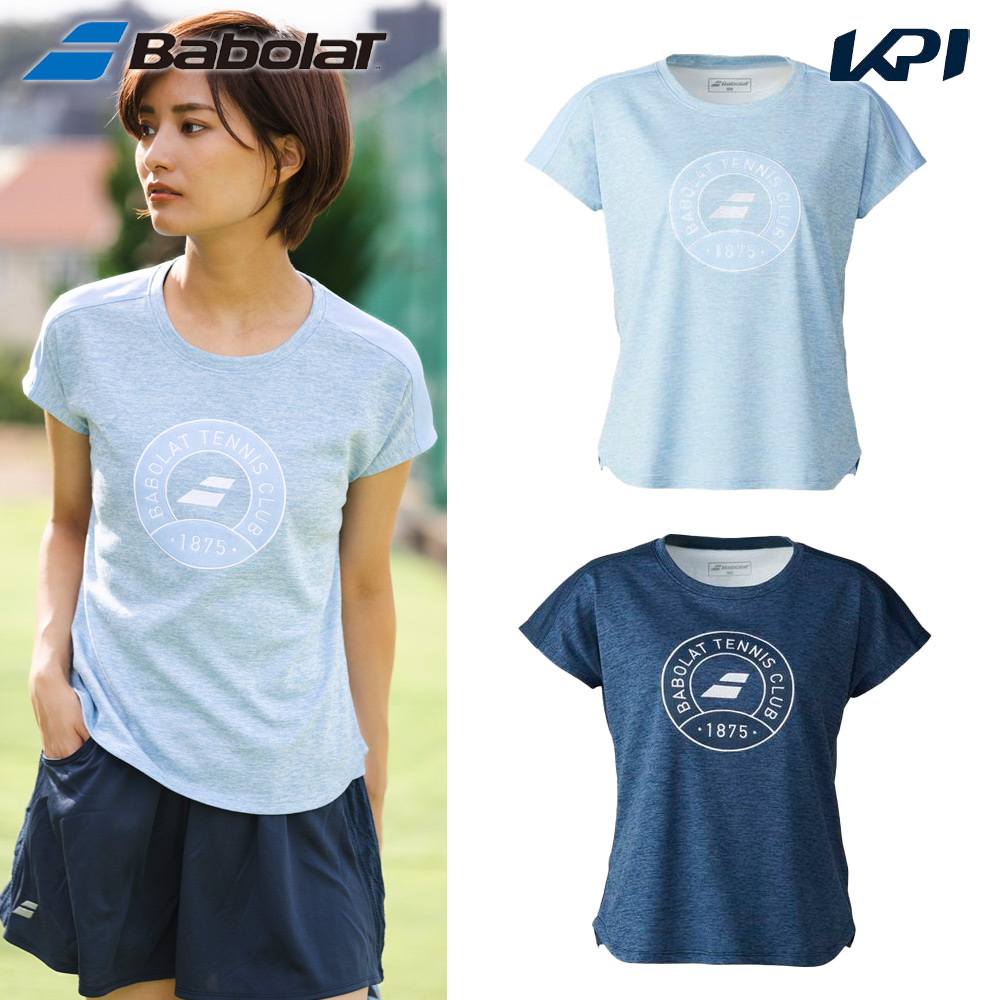 バボラ Babolat テニスウェア レディース   PURE SHORT SLEEVE SHIRT  LOOSE FIT 半袖Tシャツ BWP5526 2025SS