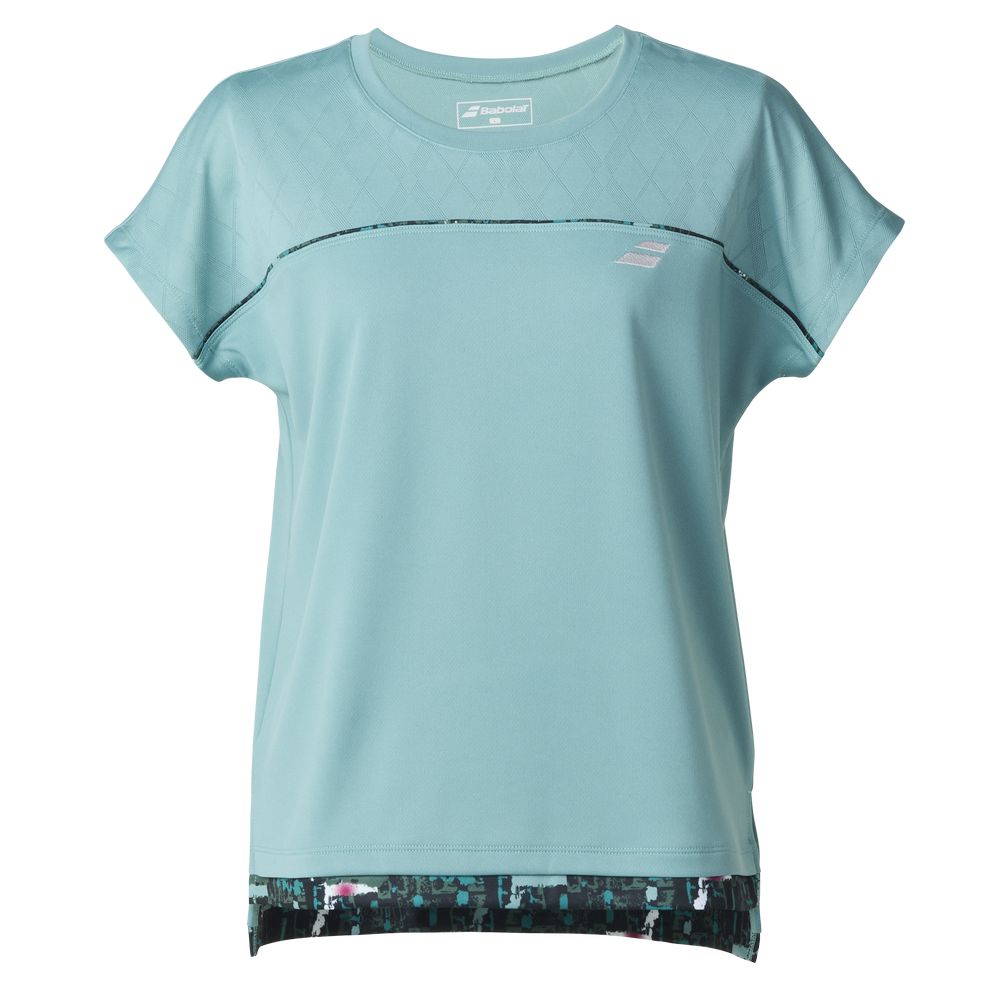 バボラ Babolat テニスウェア レディース   PURE SHORT SLEEVE SHIRT ゲームシャツ ショートスリーブシャツ 半袖シャツ BWP5574 2025FW | Babolat | 02