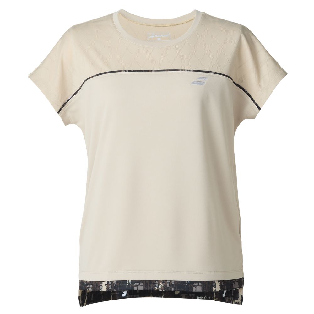 バボラ Babolat テニスウェア レディース   PURE SHORT SLEEVE SHIRT ゲームシャツ ショートスリーブシャツ 半袖シャツ BWP5574 2025FW | Babolat | 03