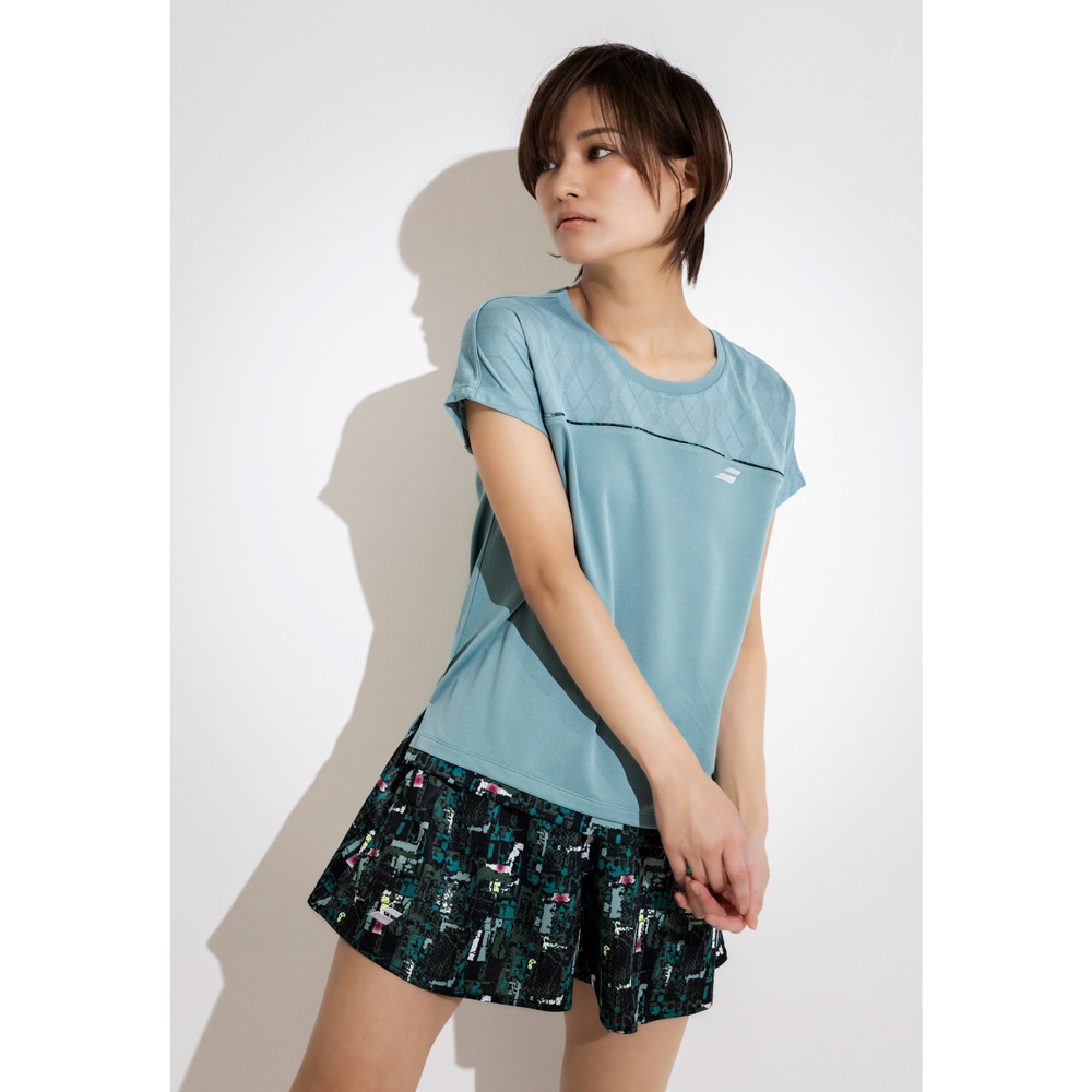 バボラ Babolat テニスウェア レディース   PURE SHORT SLEEVE SHIRT ゲームシャツ ショートスリーブシャツ 半袖シャツ BWP5574 2025FW | Babolat | 08