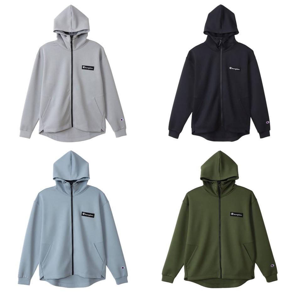 チャンピオン Champion マルチSPウェア ユニセックス 3LS ZIP HOODED SWEATSHIRT C3-WS103 2022FW