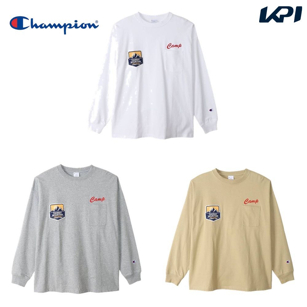 Hanes 奢륦  POCKET L/S T-SHI C3-X403 2023SS