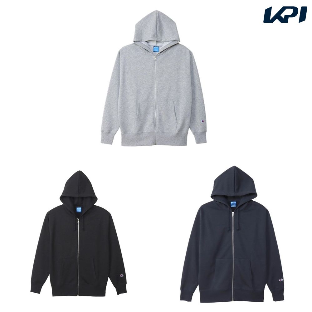 Champion - はやりっ児 マルチSPお召しもの ユニ一発やる   ZIP HOODED SWEAT C3-XS160L 2025FW フィットネス、トレーニング-ウエア-アウター、ウインドブレーカー