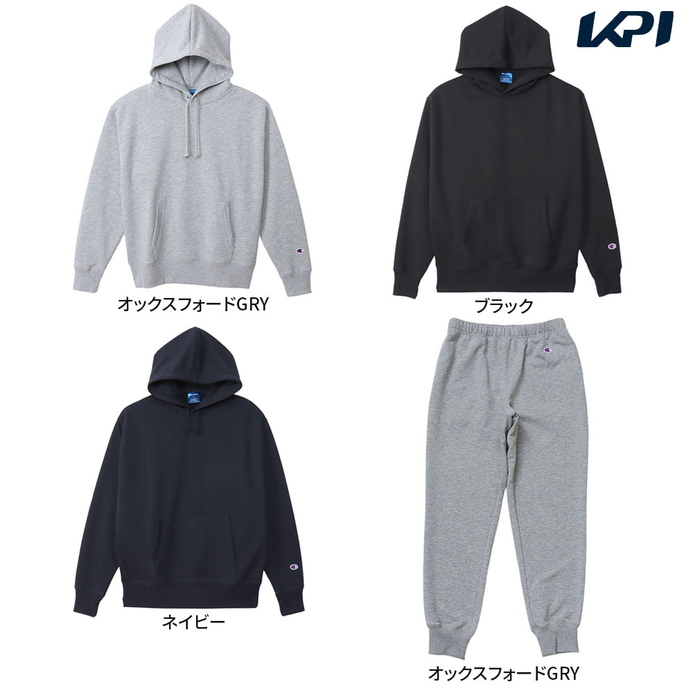 チャンピオン Champion マルチSPウェア ユニセックス   「上下セット」HOODED SWEATSHIRT C3XS161＋パンツC3XS253 C3XS161-C3XS253-070 2023SS