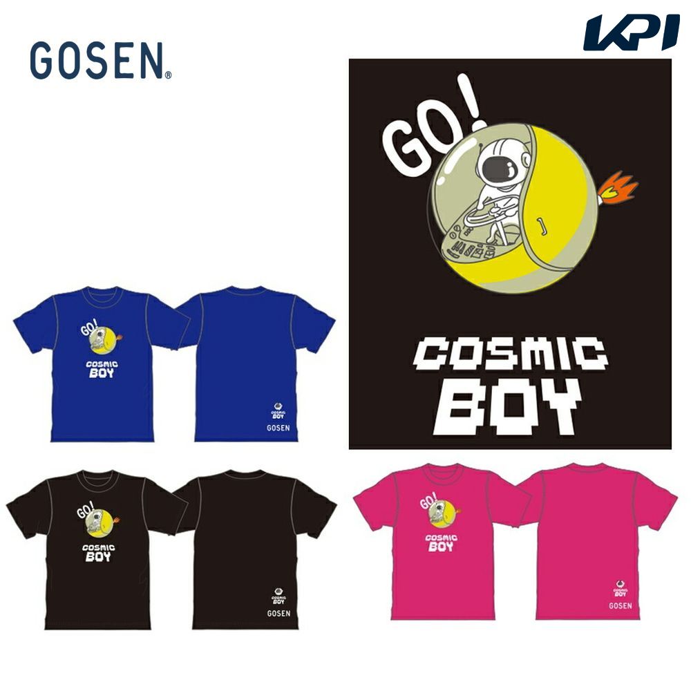 Yahoo! Yahoo!ショッピング(ヤフー ショッピング)「ポスト投函便で送料無料」ゴーセン GOSEN テニスウェア ユニセックス 2021秋企画 コズミックボーイ テニス Tシャツ CPT07 2021FW