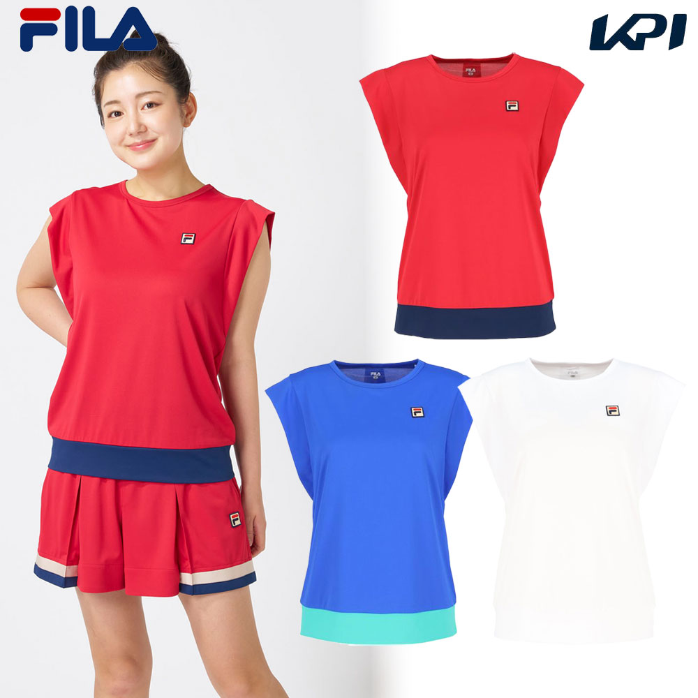 フィラ FILA テニスウェア レディース   ゲームシャツ CZ6FGW002 2026FW