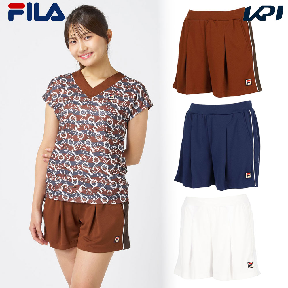 フィラ FILA テニスウェア レディース   ショートパンツ CZ6FGW023 2026FW