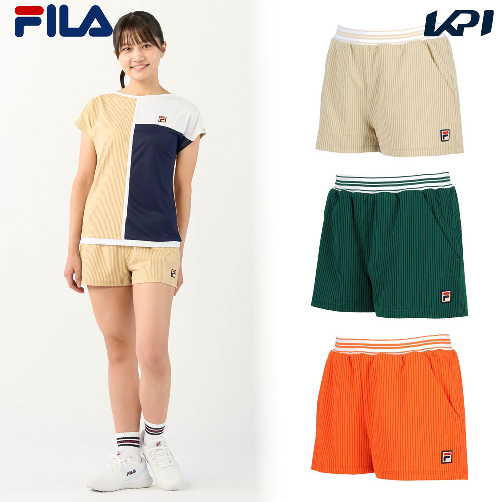 フィラ FILA テニスウェア レディース   ショートパンツ CZ6SGW005 2026SS