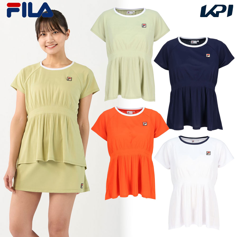 フィラ FILA テニスウェア レディース   ゲームシャツ CZ6SGW011 2026SS