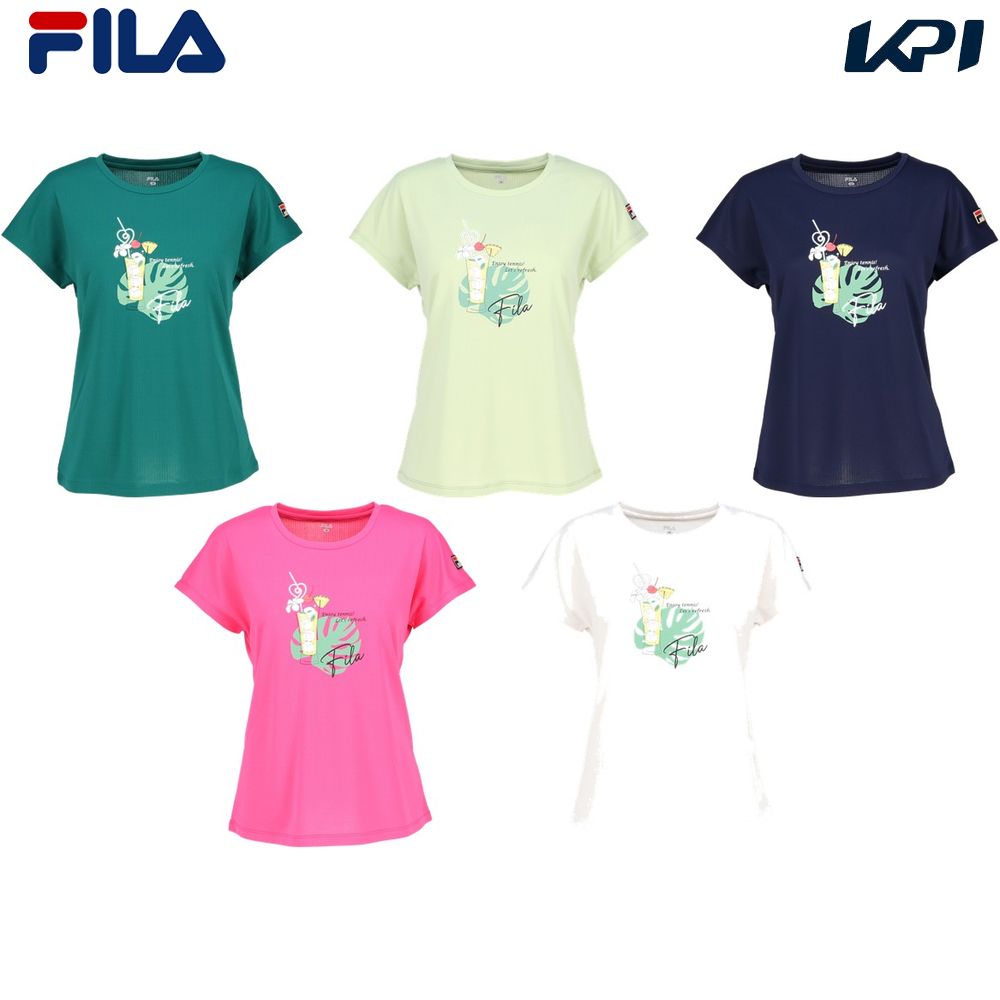 FILA（フィラ） テニスウェア レディース グラフィックTシャツ