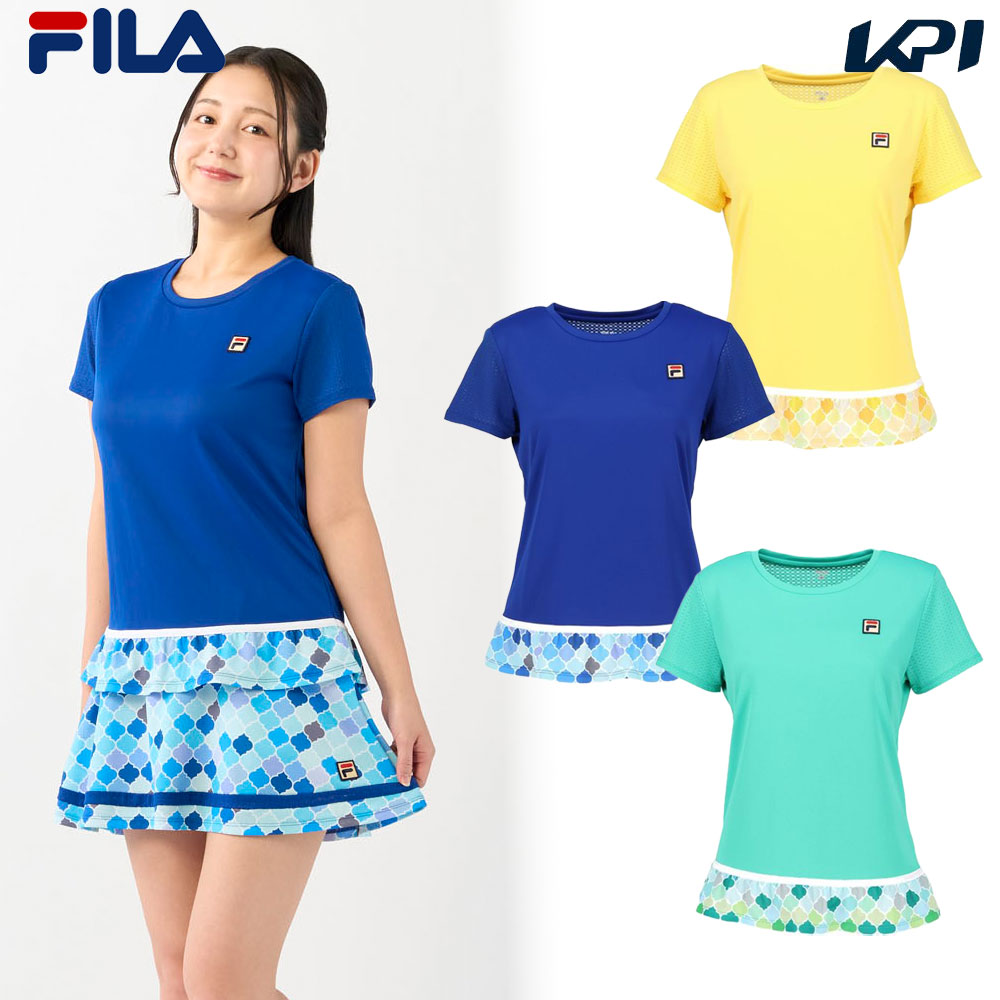 フィラ FILA テニスウェア レディース   ゲームシャツ CZ6SGW024 2026SS