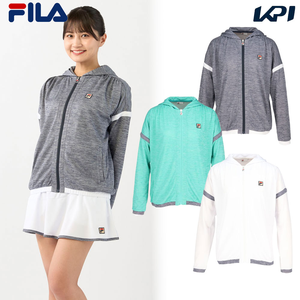 フィラ FILA テニスウェア レディース   フルジップパーカー CZ6SGW048 2026SS