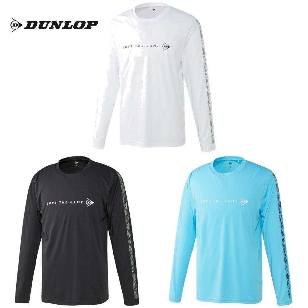 ダンロップ DUNLOP テニスウェア ユニセックス ロングスリーブ Tシャツ DAL-8203 2022SS
