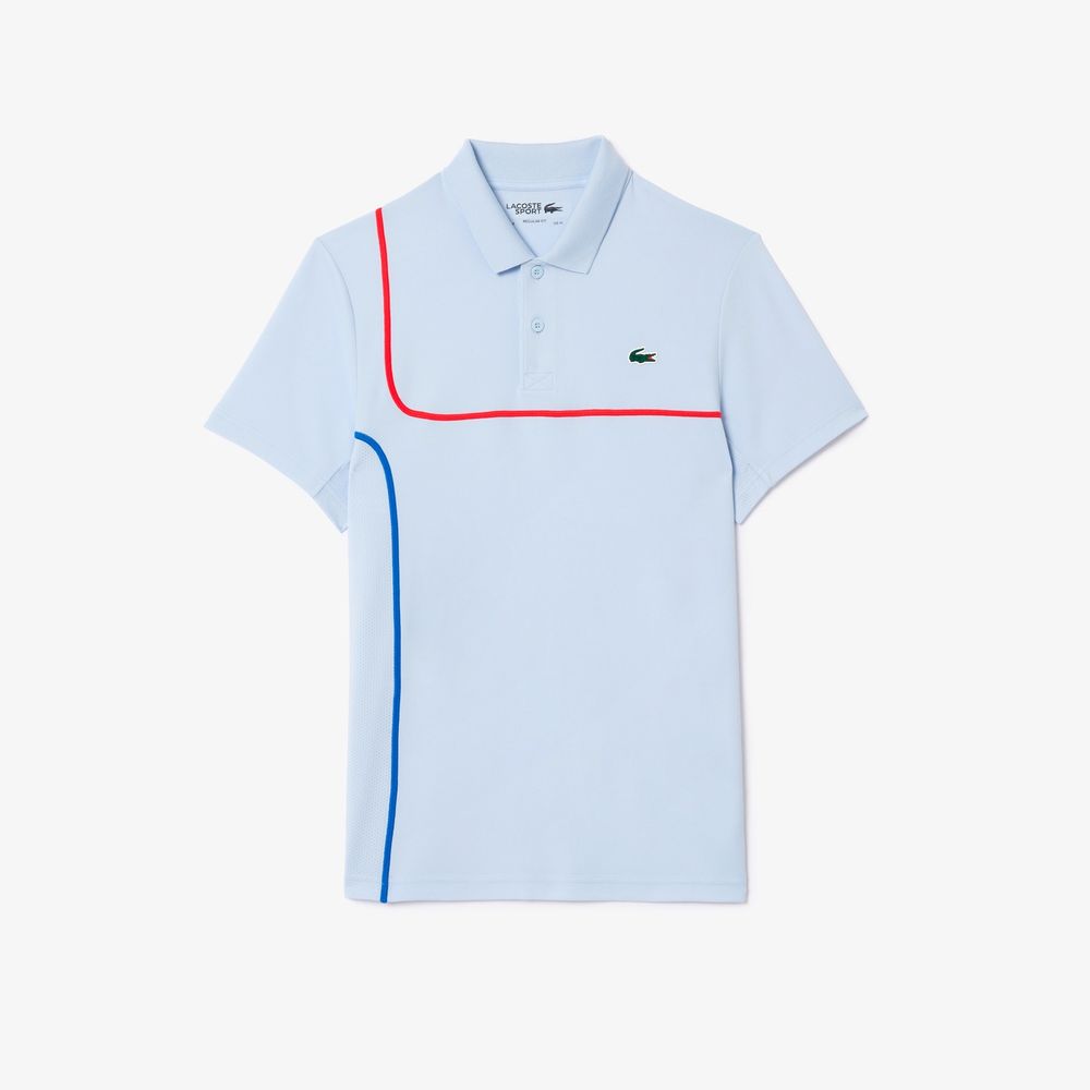 ラコステ LACOSTE テニスウェア メンズ   アシンメトリーウルトラドライポロシャツ DH73...