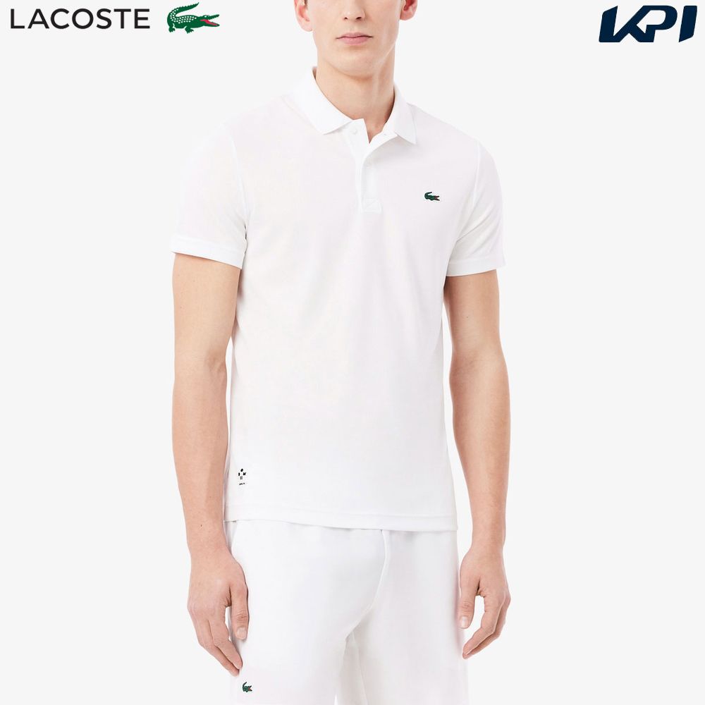 『即日出荷』ラコステ LACOSTE テニスウェア メンズ 『ダニール・メドベージェフ』コートジャカードウルトラドライポロシャツ DH9985-99-001 2026SS