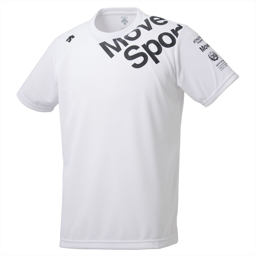 低廉 メンズ M 定価4180円 デサント 半袖 Tシャツ ウェア 丸首 ハーフスリーブ 青 ブルー ムーブスポーツ Move Sport ムーヴスポーツ Descente Paroissesaintmaximin Fr