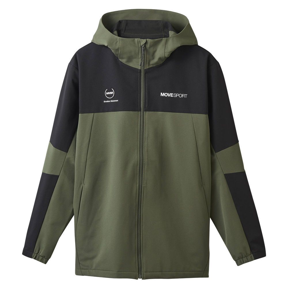 デサント DESCENTE マルチSPウェア  ＨＥＡＴＮＡＶＩ ソフトシェル バックロゴ フルジップフーディー DMMWJF13 2023FW