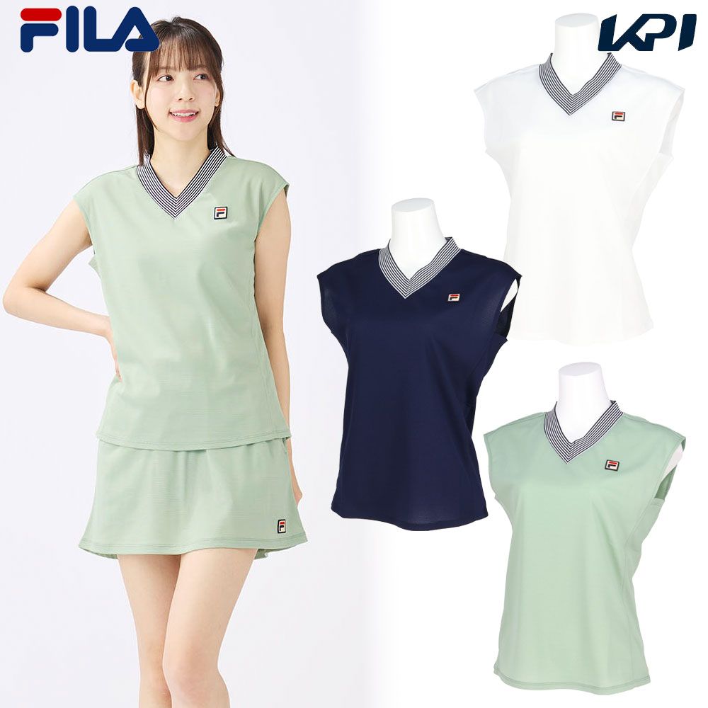 フィラ FILA テニスウェア レディース   ゲームシャツ EL0016 2025SS