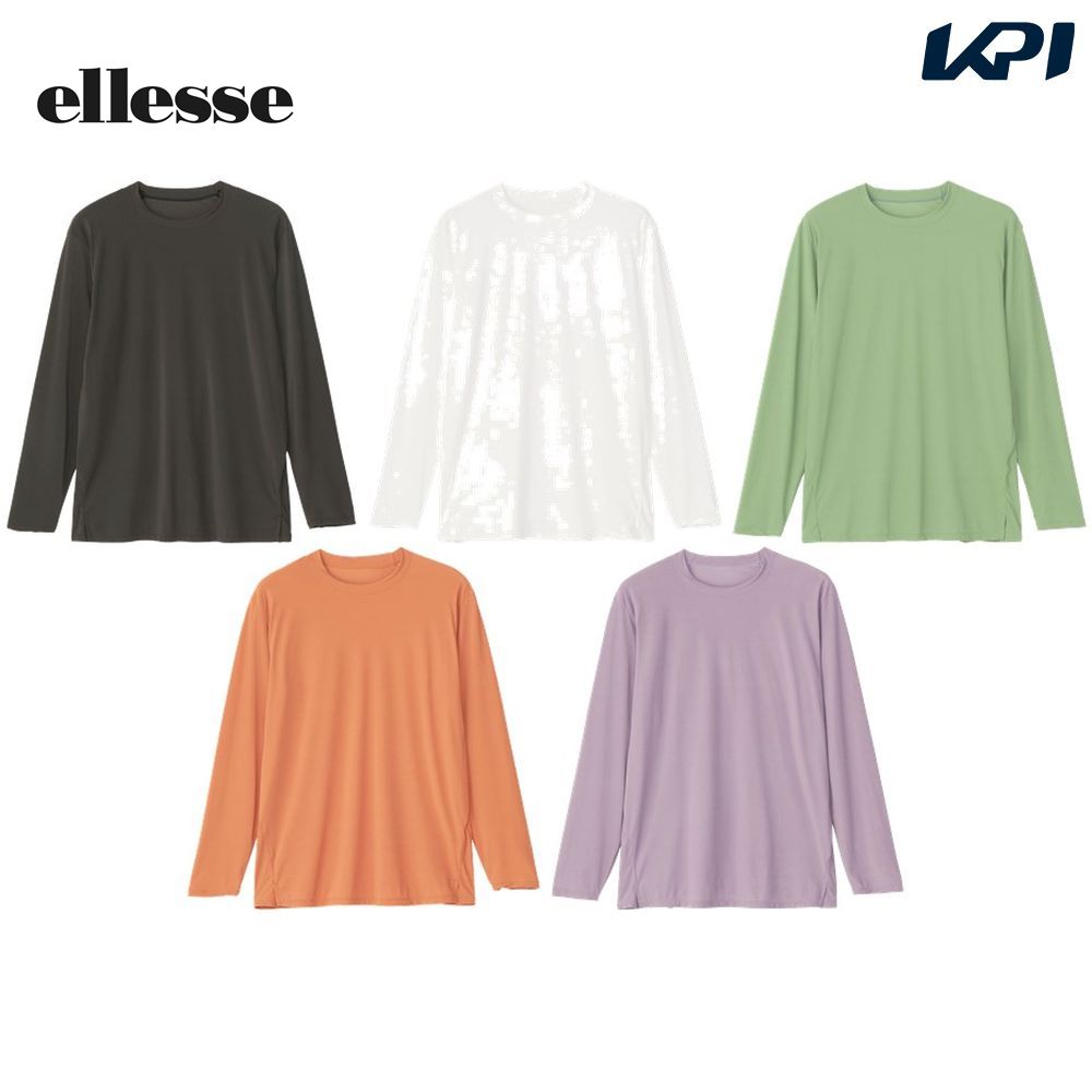 エレッセ Ellesse テニスウェア メンズ   ウェールベンチレーションロングスリーブシャツ EM023150- 2023FW