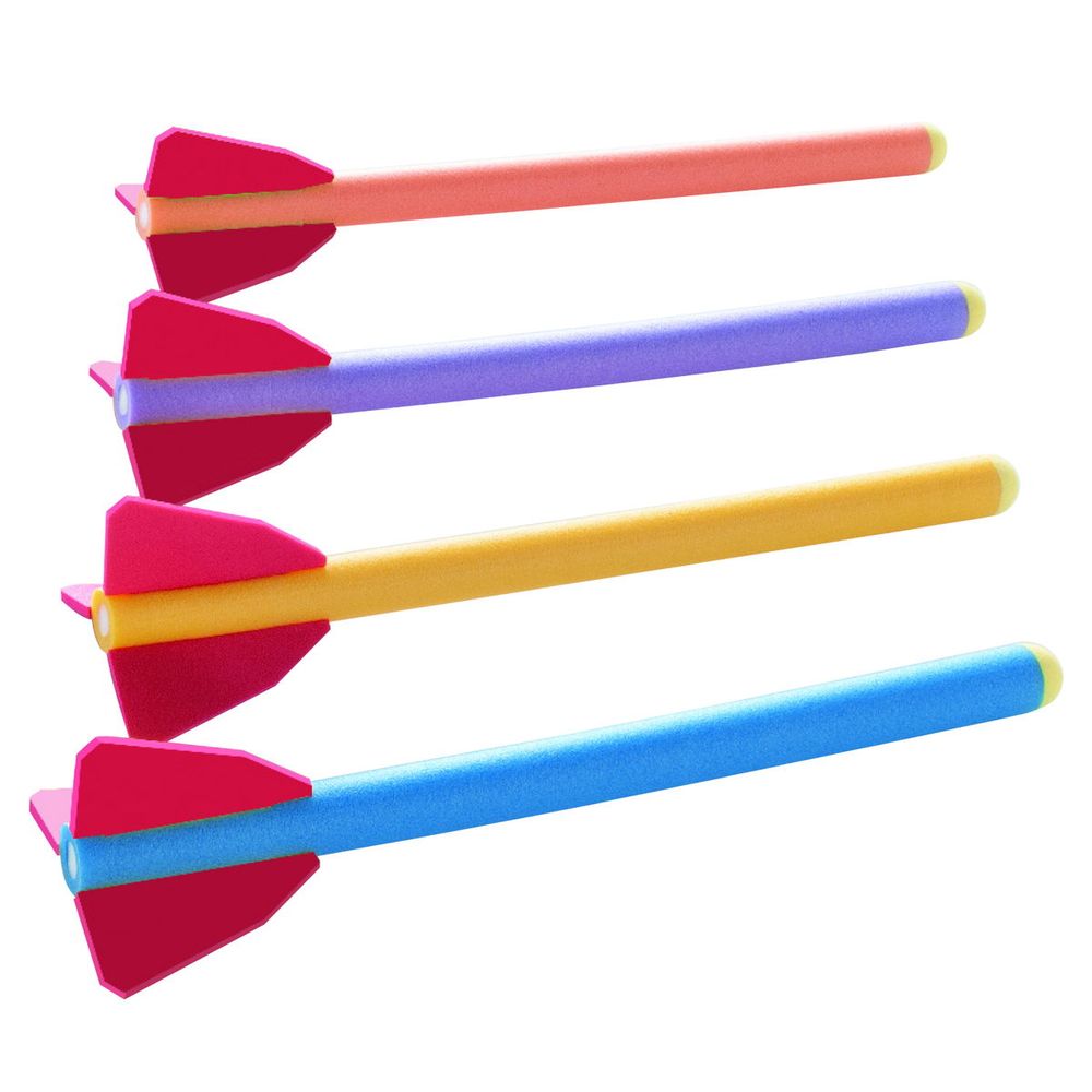 エバニュー EVERNEW フィットネス・エクササイズ用品  フォームロケット 4色組 ロング ETE074