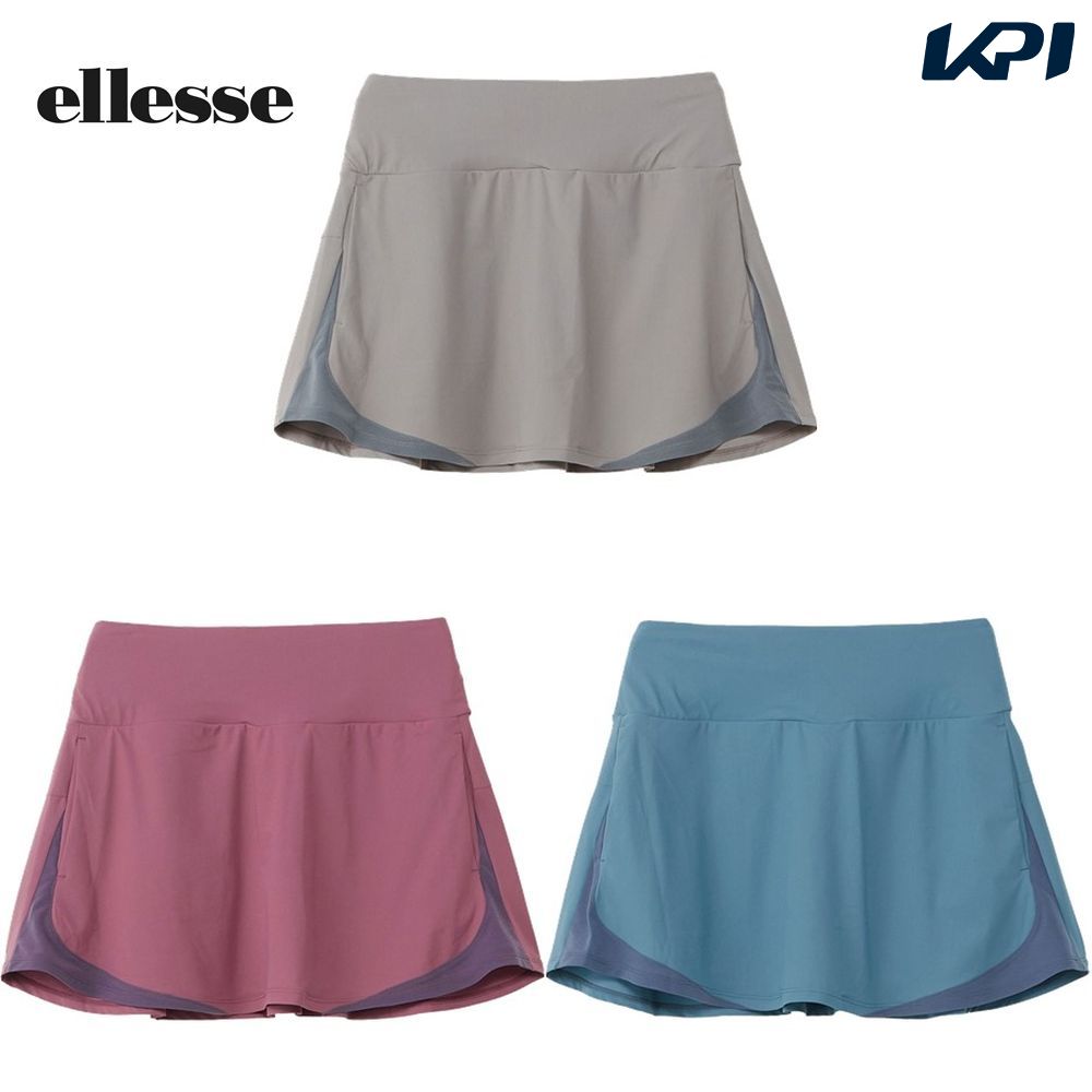 エレッセ Ellesse テニスウェア レディース GSツアースカート EW223395 USオープンコレクション 2023FW :EW223395:KPIsports