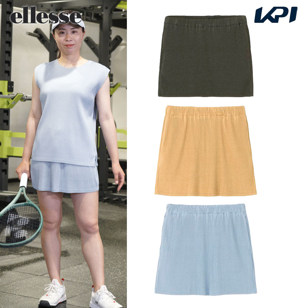 エレッセ Ellesse テニスウェア レディース play プレイプリーツスカート スカート EW224133 2024SS :EW224133:KPIsports