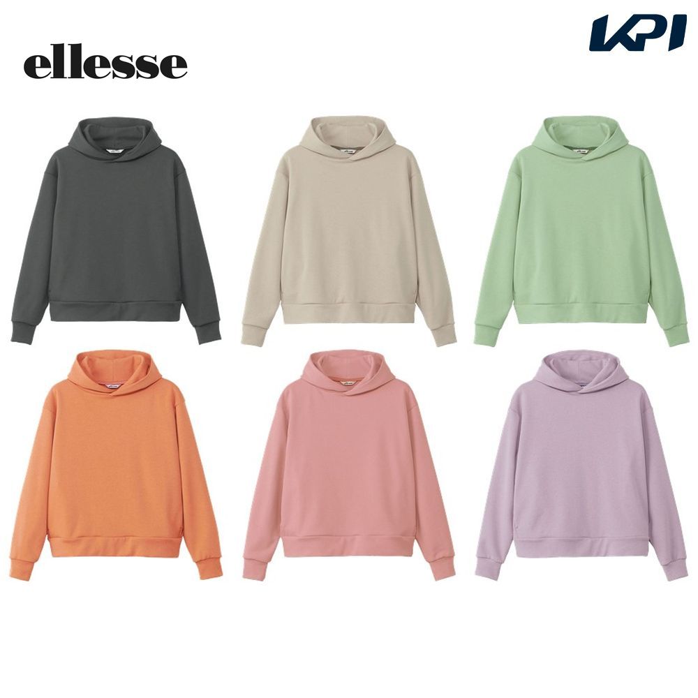 エレッセ Ellesse テニスウェア レディース   コンフォートフーディ EW323321 2023FW