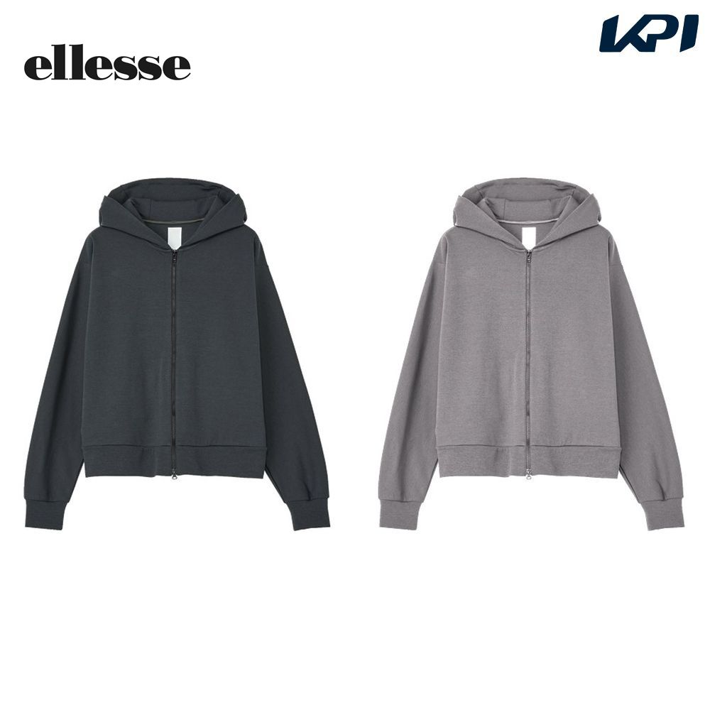 エレッセ Ellesse テニスウェア レディース ミディアムシックネスフルジップフーディー EW324100 2024SS :EW324100:KPIsports