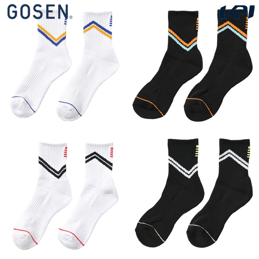 ゴーセン GOSEN テニスアクセサリー レディース   ミドルソックス F2513