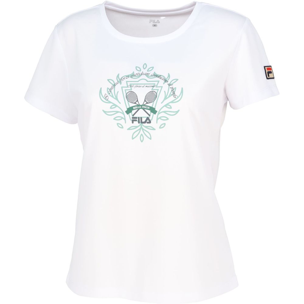 FILA（フィラ） テニスウェア レディース グラフィックTシャツ EL0043