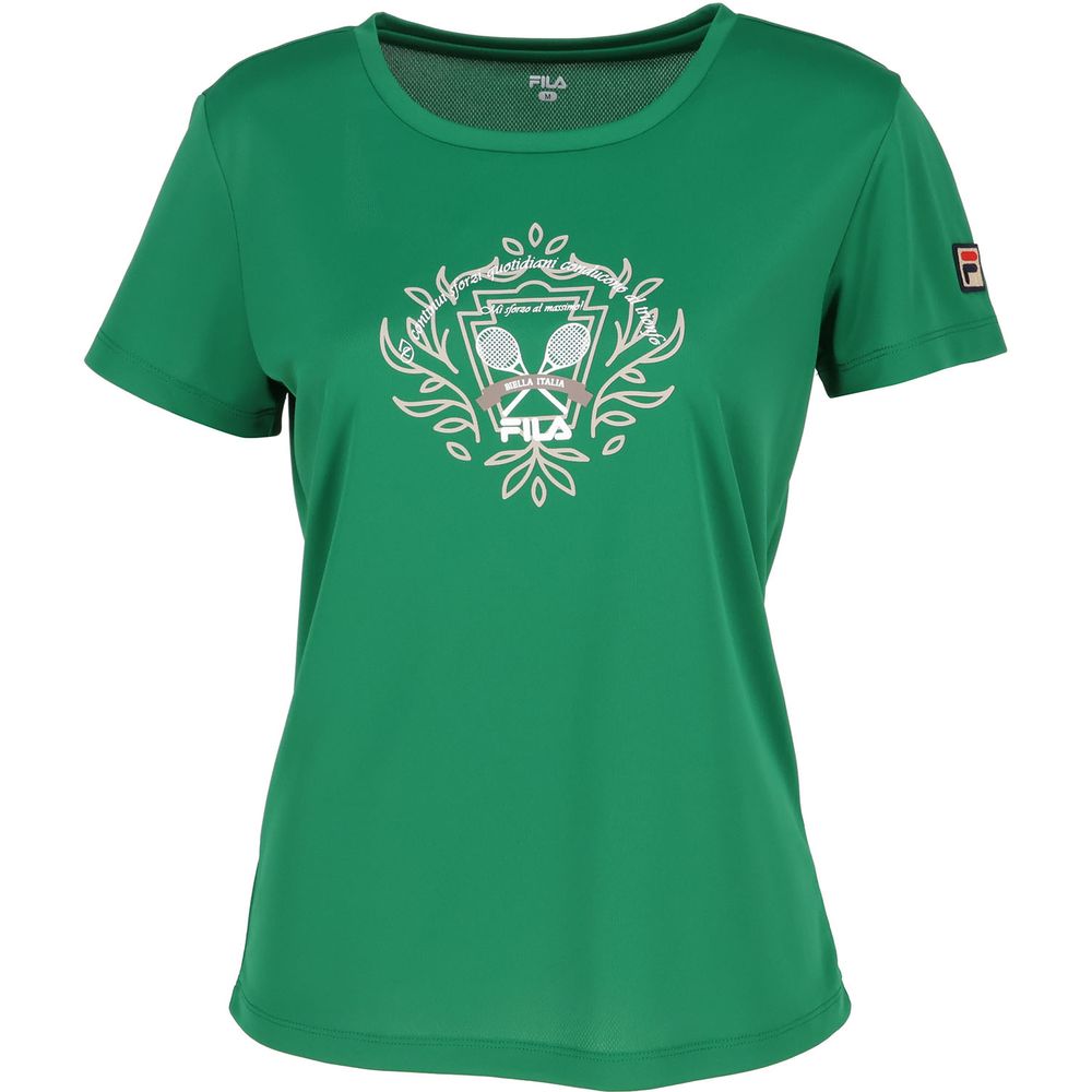 FILA（フィラ） テニスウェア レディース グラフィックTシャツ EL0043