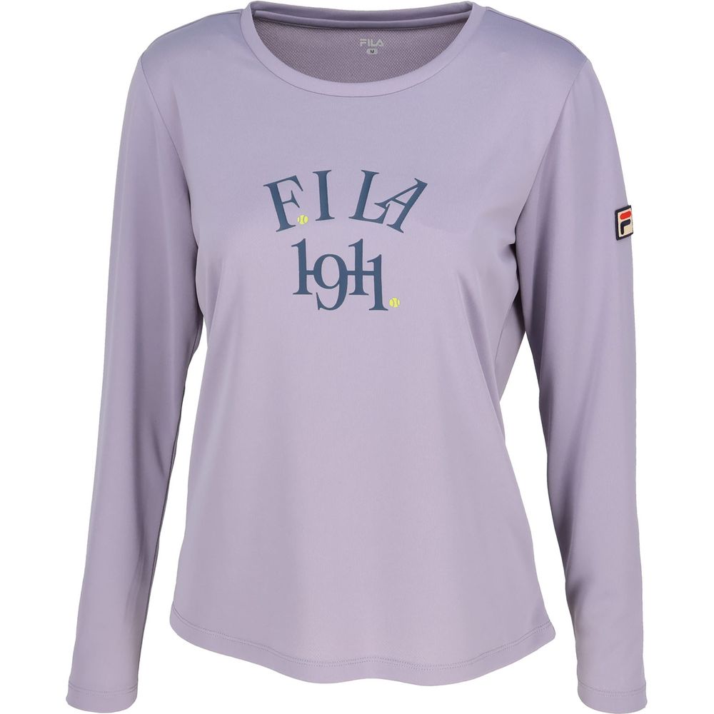 FILA（フィラ） テニスウェア レディース ロングスリーブグラフィックT