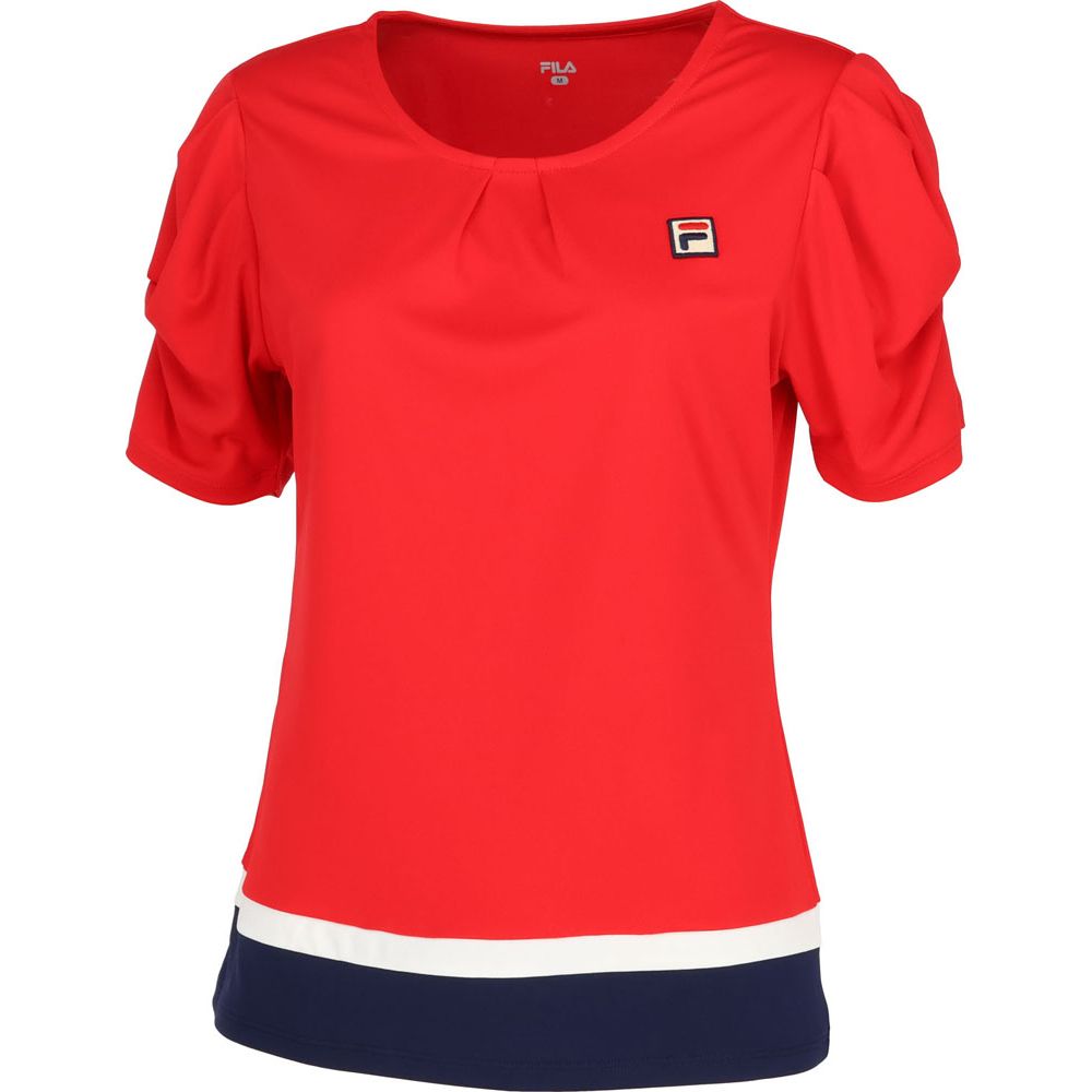 FILA（フィラ） テニスウェア レディース ゲームシャツ VL2697 2023FW
