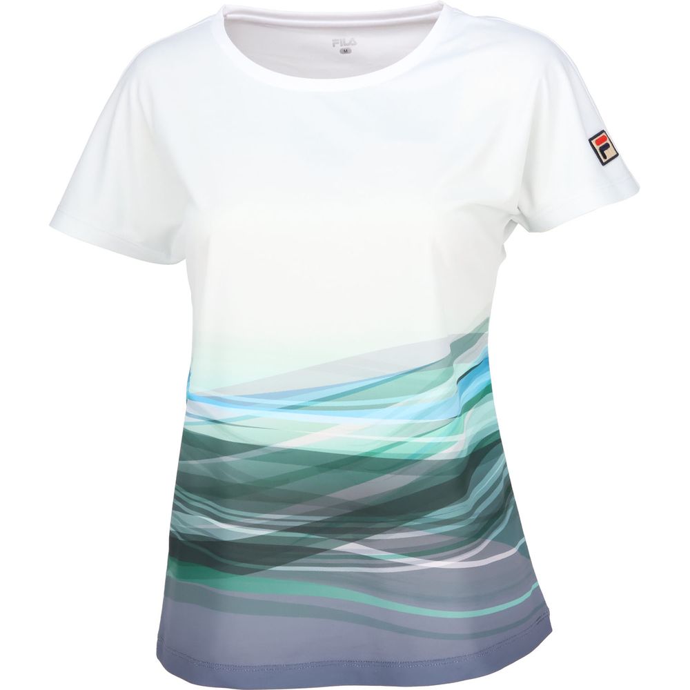 FILA（フィラ） テニスウェア レディース ゲームシャツ VL2832 2024SS