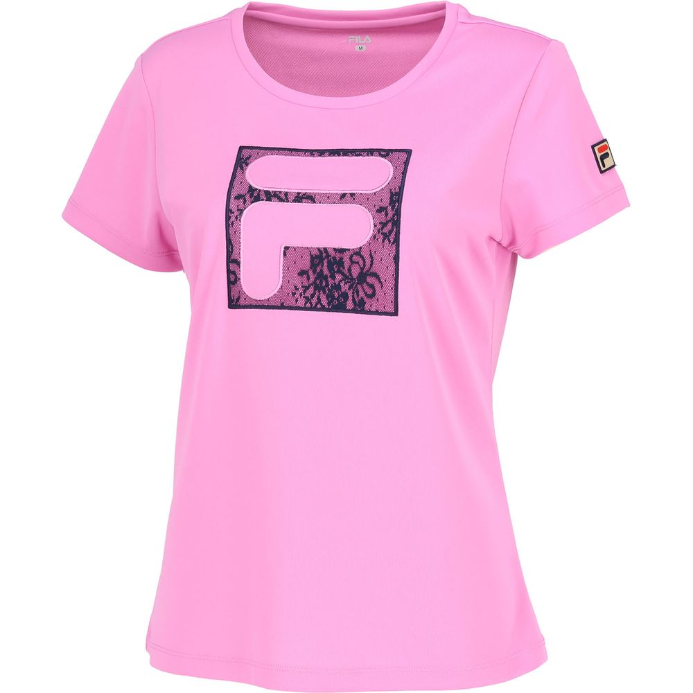 FILA（フィラ） テニスウェア レディース アップリケTシャツ VL2840