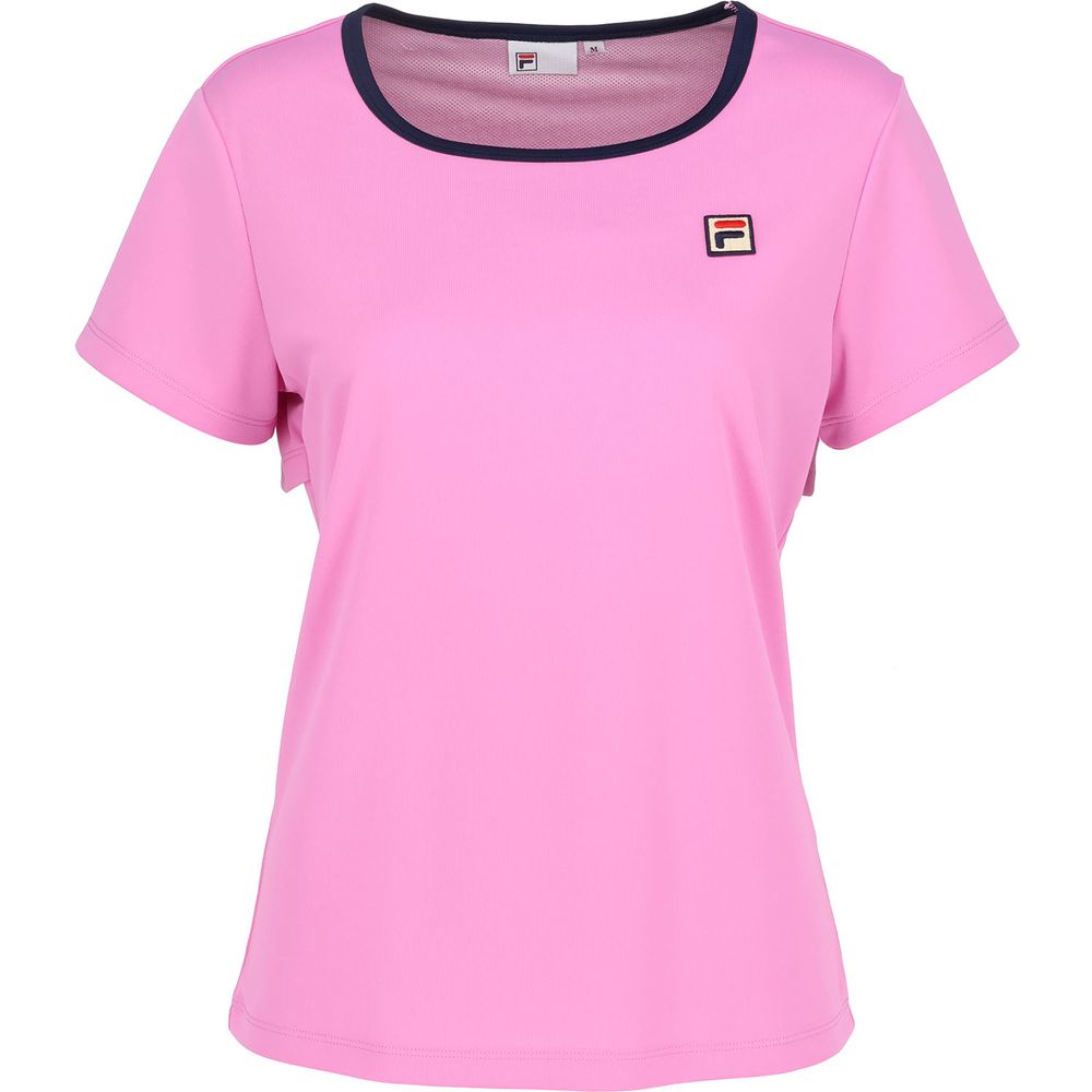 FILA（フィラ） テニスウェア レディース ゲームシャツ VL2843 2024SS