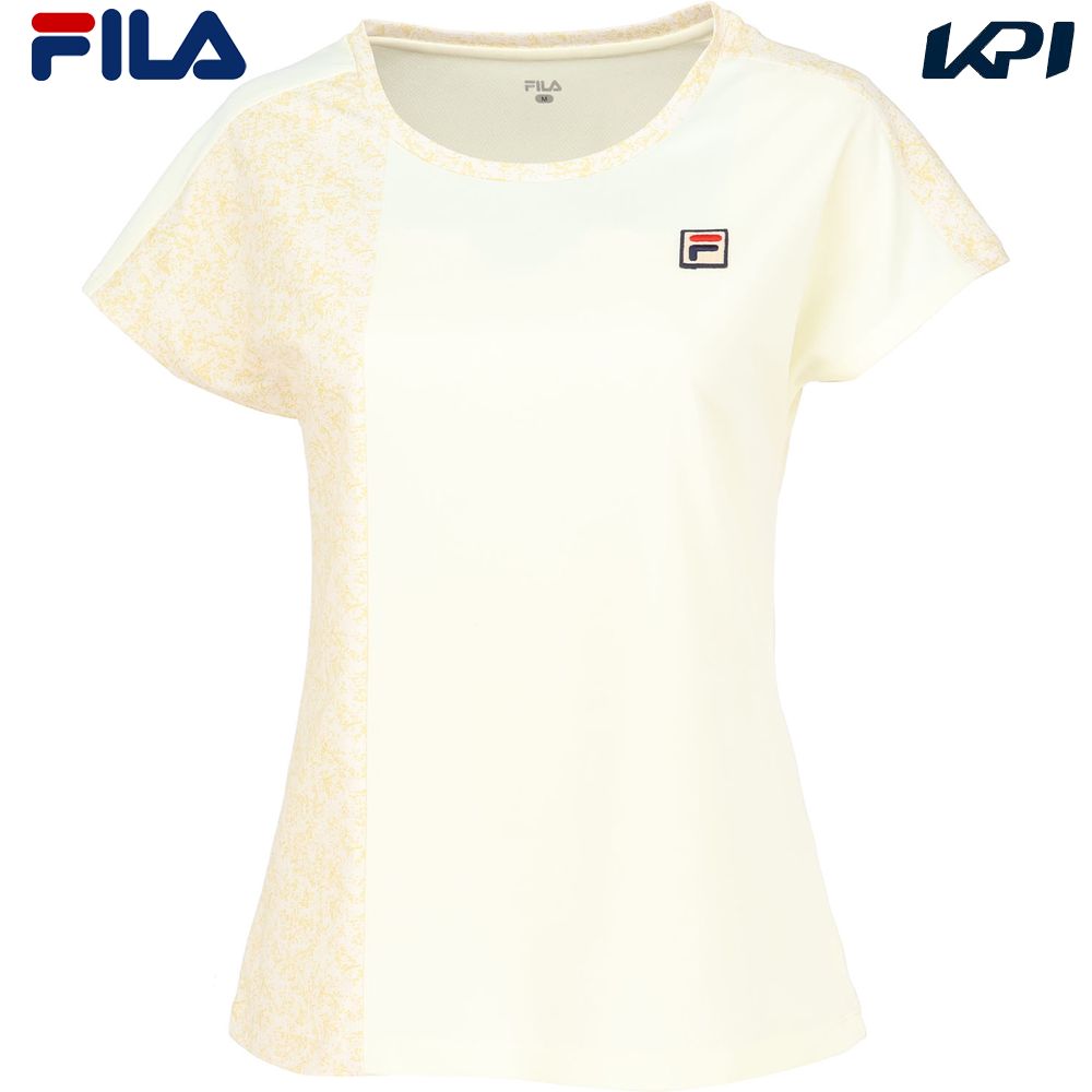 【FILA】テニスウェア　2点セット L FILA（フィラ） テニスウェア レディース ゲームシャツ VL2963- 2024FW
