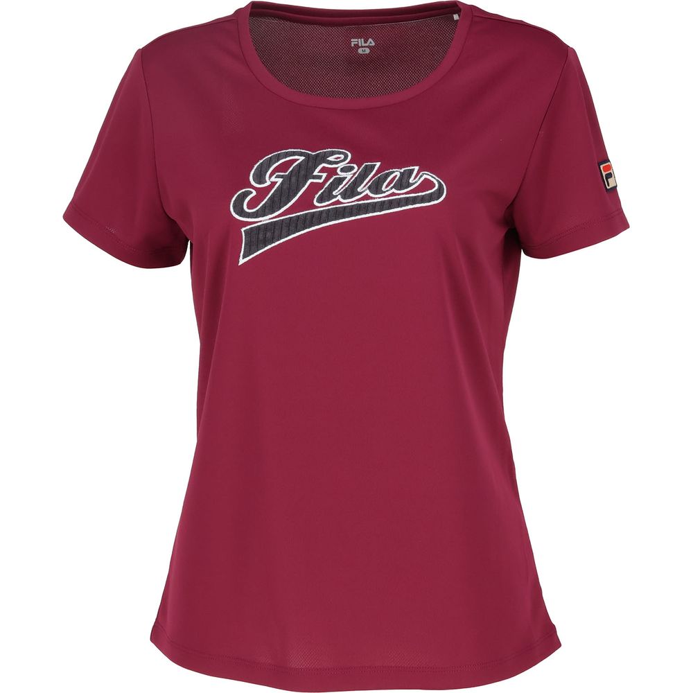 FILA テニスウェア セット FILA（フィラ） テニスウェア レディース アップリケTシャツ VL2973