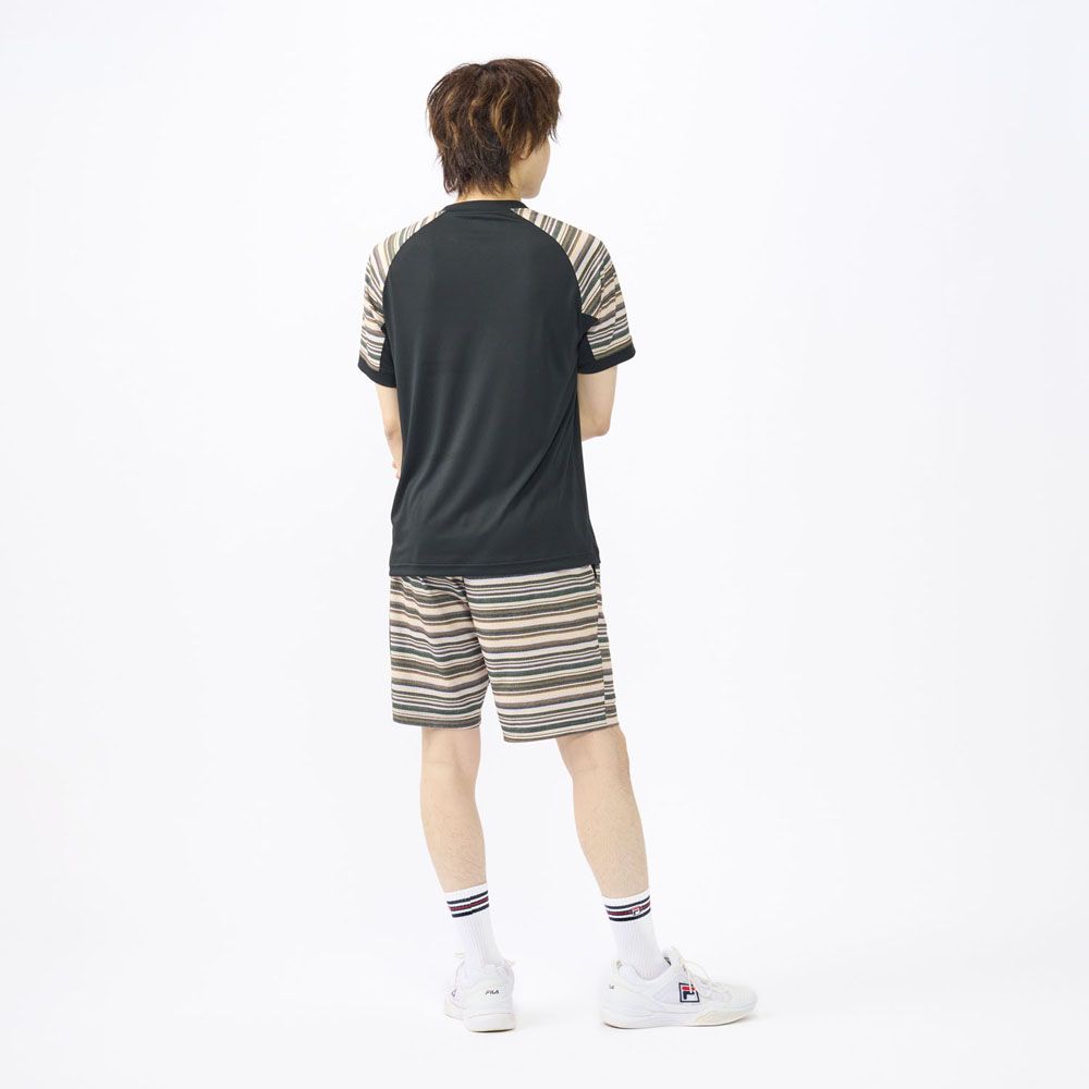 FILA - FILA フィラ テニスウェア ハーフパンツ VM5621ブラック メンズM新品 FILA フィラ テニスウェア メンズ ハーフパンツ VM5621 2023FW