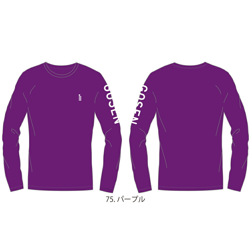 ゴーセン GOSEN テニスウェア ユニセックス GOSENロゴロングスリーブTシャツ 2022秋企画 JPT20 2022FW｜kpisports｜04